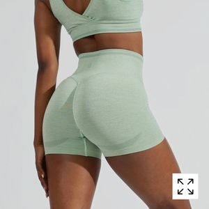 BuffBunny BBL shorts Sage Green
